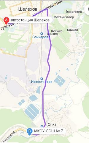 Схема проезда.